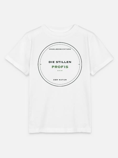 Die stillen Profis der Vogelbeobachtung - Stanley/Stella Kinder T-Shirt MINI CREATOR - Weiß