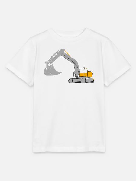 langarmbagger2023 - Stanley/Stella Kinder T-Shirt MINI CREATOR  - Weiß