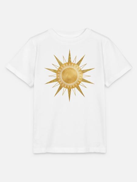 Goldene Sonnenkraft - Stanley/Stella Kinder T-Shirt MINI CREATOR - Weiß