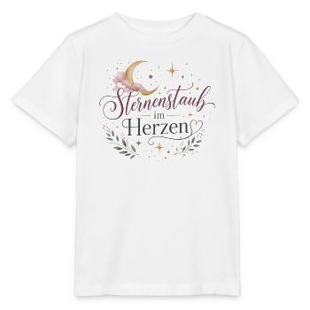 Sternenstaub im Herzen - Stanley/Stella Kinder T-Shirt MINI CREATOR  - Weiß - Vorne - Maike (125cm)