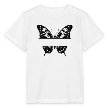 Papillon Fendu - T-shirt bio MINI CREATOR Stanley/Stella Enfant - blanc - Devant - Maike (125cm)