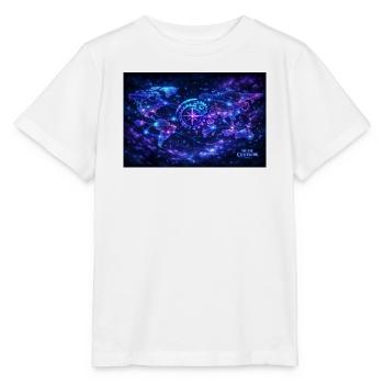 world_map_arcane_neon - T-shirt bio MINI CREATOR Stanley/Stella Enfant - blanc - Devant - Maike (125cm)