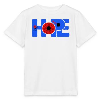 Hope Hoffnung - T-shirt bio MINI CREATOR Stanley/Stella Enfant - blanc - Devant - Maike (125cm)