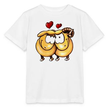 Lotte and Kalle in Love - Stanley/Stella MINI CREATOR Kids’ T-Shirt - white - Front - Maike (125cm)