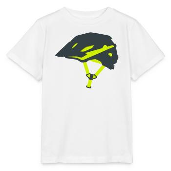 Graphique du casque de vélo Enduro - T-shirt bio MINI CREATOR Stanley/Stella Enfant - blanc - Devant - Maike (125cm)