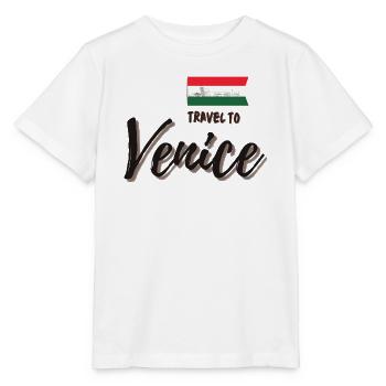 Venice Trip - Stanley/Stella MINI CREATOR Kids’ T-Shirt - white - Front - Maike (125cm)
