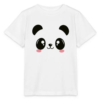 T-shirt Panda Mignon Style Kawaii - T-shirt bio MINI CREATOR Stanley/Stella Enfant - blanc - Devant - Maike (125cm)