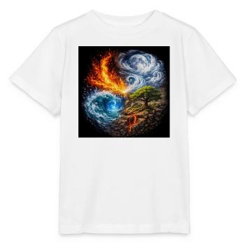 Les Éléments - T-shirt bio MINI CREATOR Stanley/Stella Enfant - blanc - Devant - Maike (125cm)