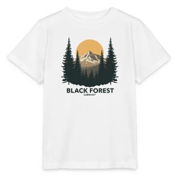 Insigne du patrimoine de la Forêt-Noire de Schwarzwald - T-shirt bio MINI CREATOR Stanley/Stella Enfant - blanc - Devant - Maike (125cm)