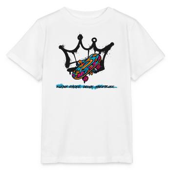 Skatershirt für Kids - Stanley/Stella Kinder T-Shirt MINI CREATOR  - Weiß - Vorne - Maike (125cm)