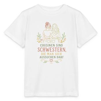 Cousinen sind Schwestern Design - Stanley/Stella Kinder T-Shirt MINI CREATOR  - Weiß - Vorne - Maike (125cm)