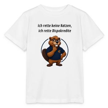 Benno Biber Banker - Dispokredite - Stanley/Stella Kinder T-Shirt MINI CREATOR  - Weiß - Vorne - Maike (125cm)