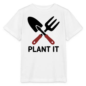 Garden Tool Plant It Logo - Stanley/Stella MINI CREATOR Kids’ T-Shirt - white - Front - Maike (125cm)