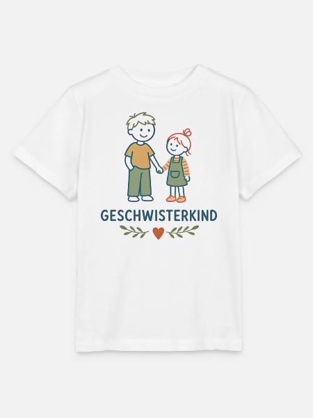 Geschwisterkind Geschwisterliebe - Stanley/Stella Kinder T-Shirt MINI CREATOR  - Weiß