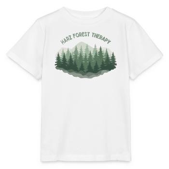 Thérapie forestière du Harz | Vintage Nature - T-shirt bio MINI CREATOR Stanley/Stella Enfant - blanc - Devant - Maike (125cm)