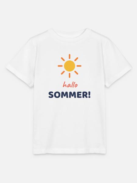 Hallo, Sommer! - Stanley/Stella Kinder T-Shirt MINI CREATOR  - Weiß