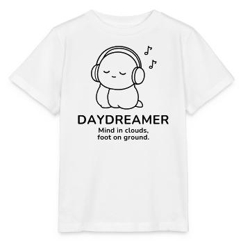 Day Dreamer – Mind in Clouds | Cozy Music Mood - Stanley/Stella MINI CREATOR Kids’ T-Shirt - white - Front - Maike (125cm)