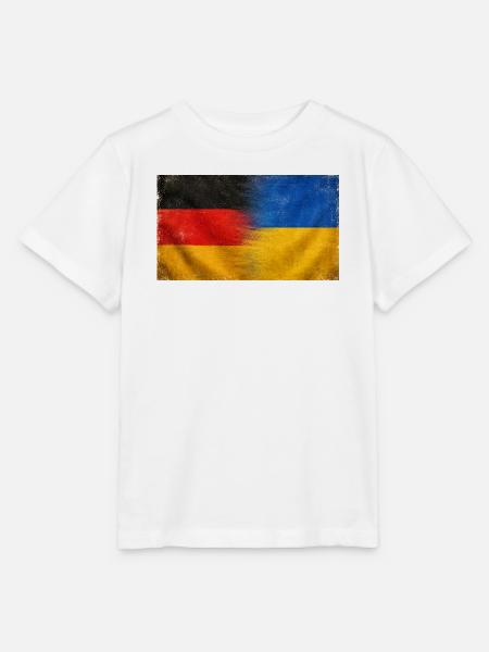 Nationalstolz Deutschland Ukraine Herkunft - Stanley/Stella Kinder T-Shirt MINI CREATOR  - Weiß