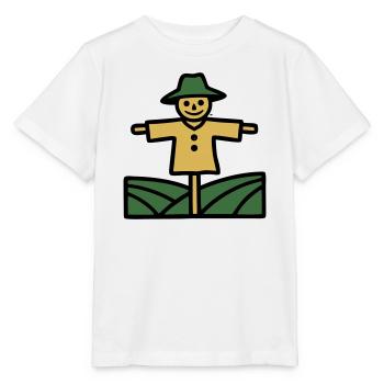 Scarecrow Field Icon - Stanley/Stella MINI CREATOR Kids’ T-Shirt - white - Front - Maike (125cm)