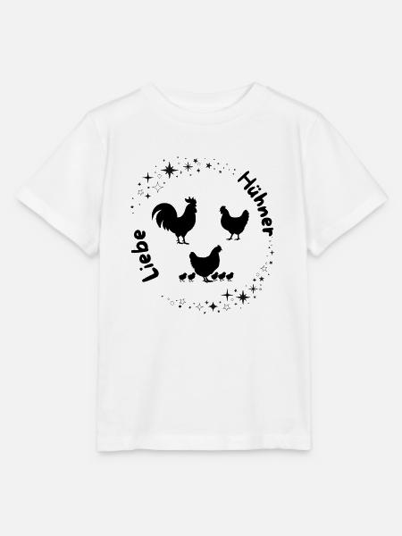 Hühnerliebe - Stanley/Stella Kinder T-Shirt MINI CREATOR - Weiß