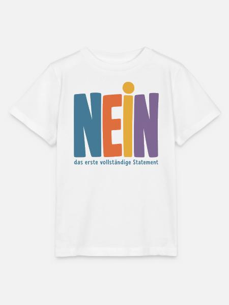 Nein das erste vollstaendige Statement - Stanley/Stella Kinder T-Shirt MINI CREATOR - Weiß