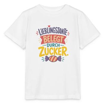 Lieblingstante Belegt durch Zucker - Stanley/Stella Kinder T-Shirt MINI CREATOR  - Weiß - Vorne - Maike (125cm)