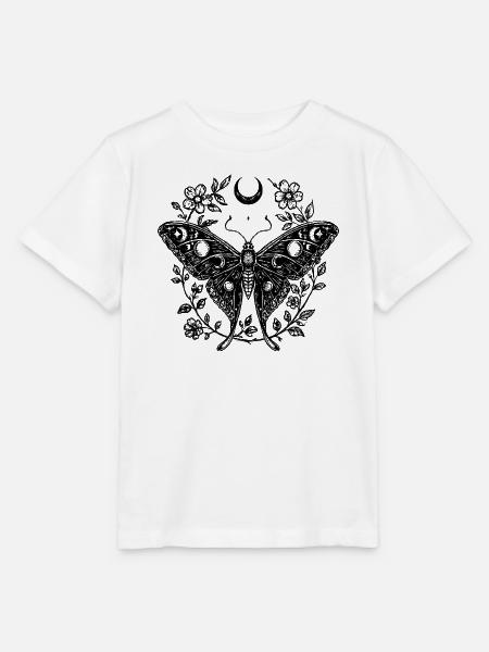 MoonLight Moth - Stanley/Stella Kinder T-Shirt MINI CREATOR - Weiß