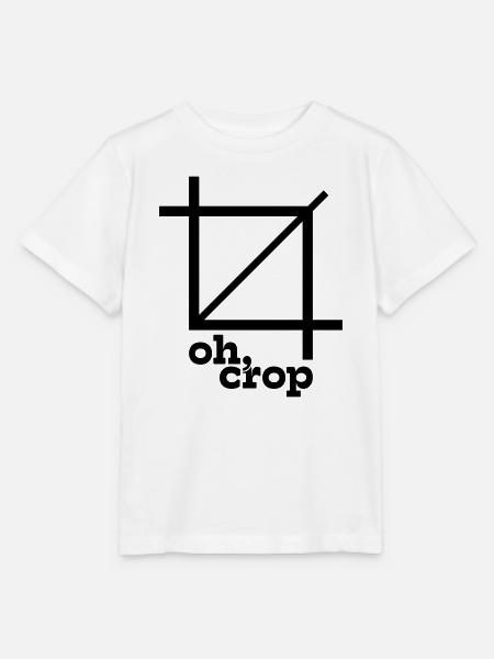 Oh Crop Designer Grafik Spruch - Stanley/Stella Kinder T-Shirt MINI CREATOR  - Weiß