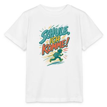 L’école, je reviens à l’école 2026 - T-shirt bio MINI CREATOR Stanley/Stella Enfant - blanc - Devant - Maike (125cm)