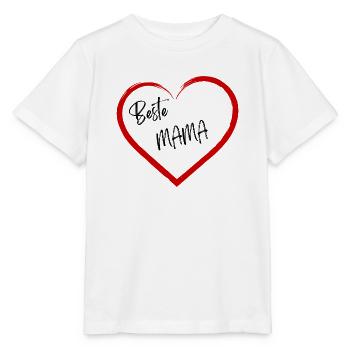 Meilleure maman - T-shirt bio MINI CREATOR Stanley/Stella Enfant - blanc - Devant - Maike (125cm)