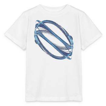 Orbite de glace – Attracteur étrange - T-shirt bio MINI CREATOR Stanley/Stella Enfant - blanc - Devant - Maike (125cm)