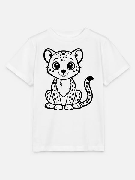 Gepard - Stanley/Stella Kinder T-Shirt MINI CREATOR  - Weiß