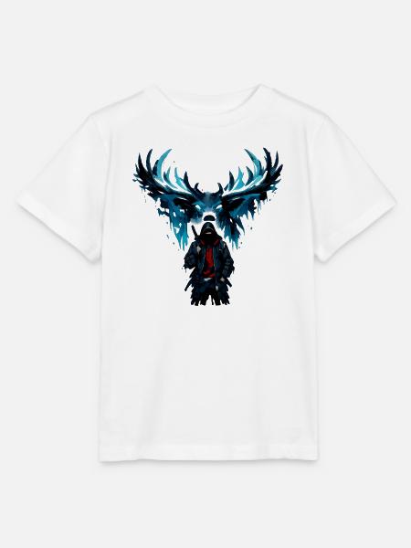 Nachtflug Blauer Phönix - Stanley/Stella Kinder T-Shirt MINI CREATOR  - Weiß