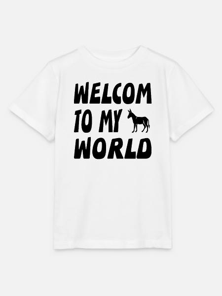 Esel - Stanley/Stella Kinder T-Shirt MINI CREATOR  - Weiß