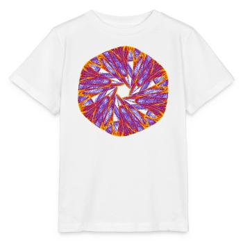 Étoile Lumineuse – Attracteur Étrange - T-shirt bio MINI CREATOR Stanley/Stella Enfant - blanc - Devant - Maike (125cm)