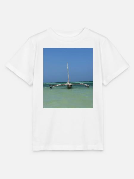 Schiffswracks über dem blauen Meer - Stanley/Stella Kinder T-Shirt MINI CREATOR - Weiß