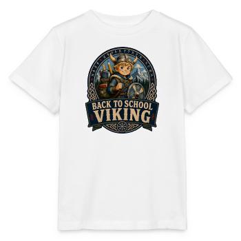 Retour à l’école Viking - T-shirt bio MINI CREATOR Stanley/Stella Enfant - blanc - Devant - Maike (125cm)