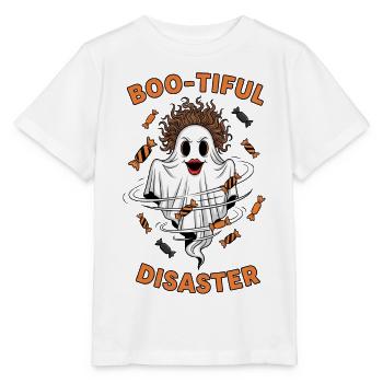 Boo Tiful Halloween - Stanley/Stella Kinder T-Shirt MINI CREATOR  - Weiß - Vorne - Maike (125cm)