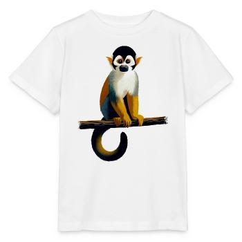 Squirrel monkey - Stanley/Stella MINI CREATOR Kids’ T-Shirt - white - Front - Maike (125cm)