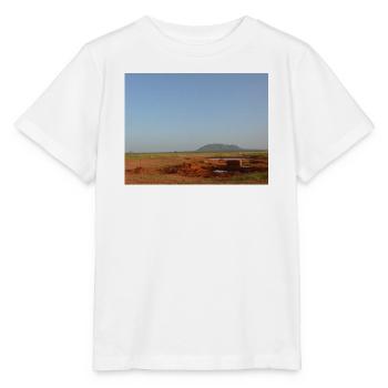 Horizon désertique et sols rouges - T-shirt bio MINI CREATOR Stanley/Stella Enfant - blanc - Devant - Maike (125cm)