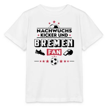 Bremen Fußball Nachwuchs Neuzugang Baby Kinder - Stanley/Stella Kinder T-Shirt MINI CREATOR  - Weiß - Vorne - Maike (125cm)