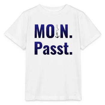 MOIN. Passt. - Stanley/Stella Kinder T-Shirt MINI CREATOR  - Weiß - Vorne - Maike (125cm)
