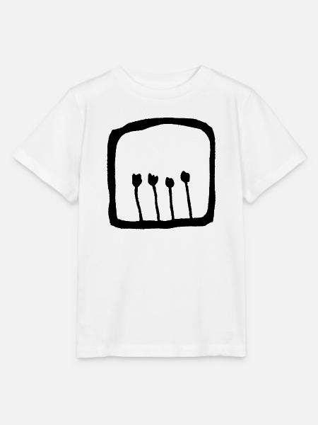 Vier Tulpen - Stanley/Stella Kinder T-Shirt MINI CREATOR  - Weiß