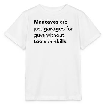 Mancaves - Stanley/Stella MINI CREATOR Kids’ T-Shirt - white - Front - Maike (125cm)