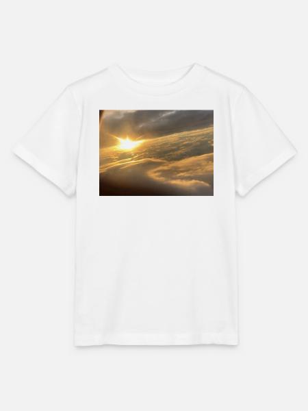 Sonnenlicht über Wolkenmeer - Stanley/Stella Kinder T-Shirt MINI CREATOR  - Weiß
