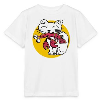 CancerCat - Stanley/Stella Kinder T-Shirt MINI CREATOR  - Weiß - Vorne - Maike (125cm)