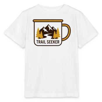 Berge Tasse Wander Logo - Stanley/Stella Kinder T-Shirt MINI CREATOR  - Weiß - Vorne - Maike (125cm)
