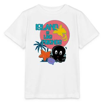 Insel mit Freunden  - Stanley/Stella Kinder T-Shirt MINI CREATOR  - Weiß - Vorne - Maike (125cm)