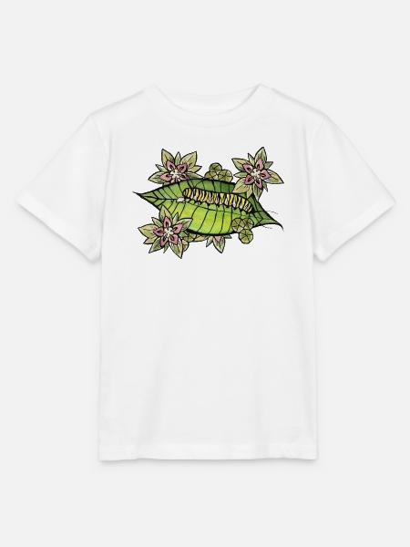 Leaf Bloom Raupengarten - Stanley/Stella Kinder T-Shirt MINI CREATOR - Weiß