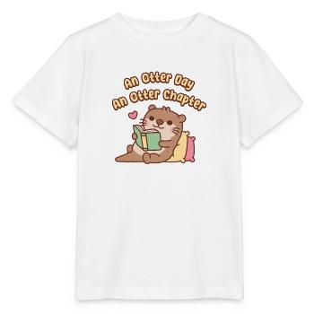 An Otter Day An Otter Chapter Cute Otter Chilling - Stanley/Stella MINI CREATOR Kids’ T-Shirt - white - Front - Maike (125cm)